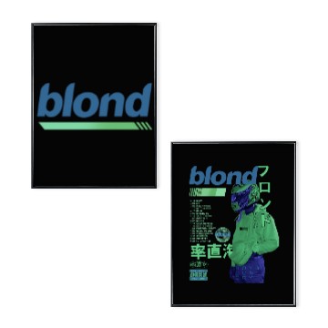 Discover Frank Ocean Blond Poster Set