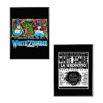 Discover White Zombie Poster Set