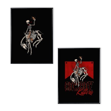 Discover Cowboy Killers Poster Set, Comfort Colors Western Cowboy Poster Set, Cowboy Skeleton Poster Set, Western Skeleton Poster Set, Western Rodeo Poster Set, Gift For Women