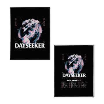Discover Dayseeker - Dark Sun Spring 2024 Tour Double Sided Poster Set
