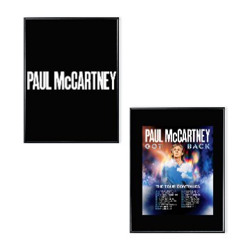 Discover P McCartney Got Back Tour 2025 Poster Set