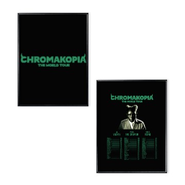 Discover Tyler The Creator Chromakopia The Would Tour Double Sided Zip Poster Set