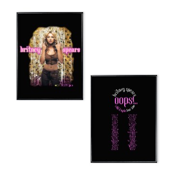 Discover Vintage 2000 Britney Spears Oops! I Did It Again Tour Poster Set