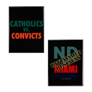 Discover Catholics Vs Convicts 1988 Poster Set