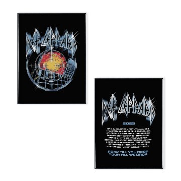 Discover Def Leppard 2025 Tour  Poster Set