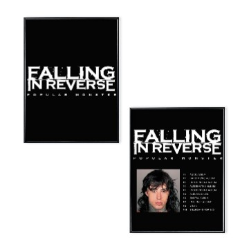 Discover Band Falling in Reverse Poster Set – Double-Sided Fan Pullover Poster Set