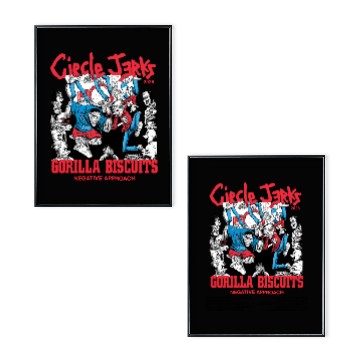 Discover New Circle Jerks Announce U.S. Tour 2026-2 Sides Poster Set