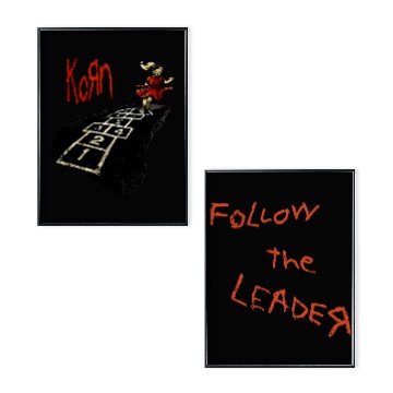 Discover Korn Follow The Leader Double Sided Poster Set
