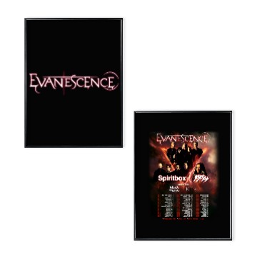 Discover Evanescence 2026 World Tour Poster Set