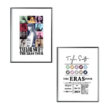 Discover Tay.lor S.wi.ft The E.r.a.s Tour Poster Set