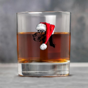 Discover Santa Great Dane Dog Christmas Wilsigns Rock Glasses