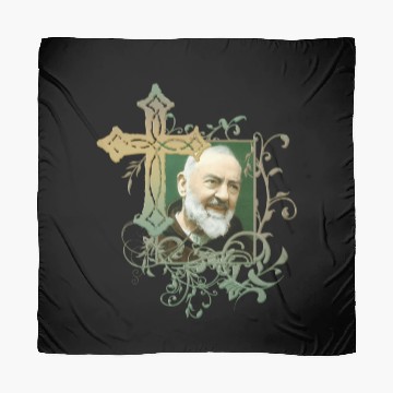 Discover Saint Padre Pio Prayer Crosss For Catholics Holy S Scarves