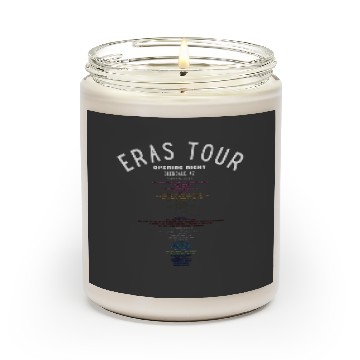 Discover Eras Tour Setlist Scented Candles