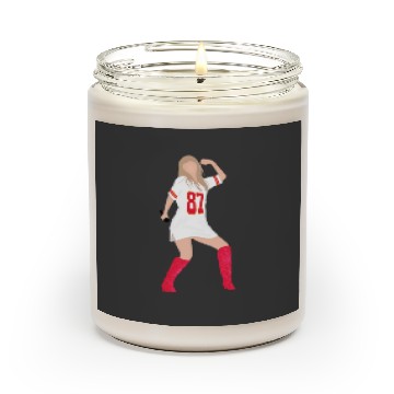Discover taylorr Swift x Travis Kelce Jersey (V4) Scented Candles