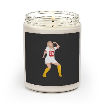 Discover taylorr Swift x Travis Kelce Jersey (V3) Scented Candles