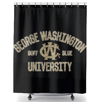Discover George Washington Colonials Arch Over Team Color Shower Curtains