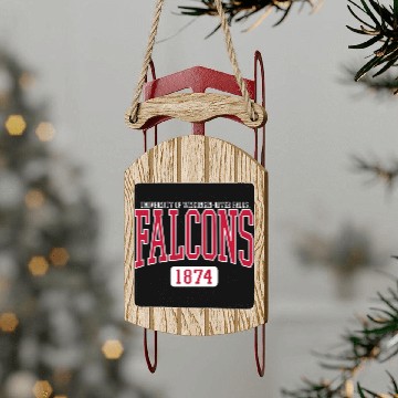 Discover Uw-River Falls Uwrf Falcons Est Sled Ornaments