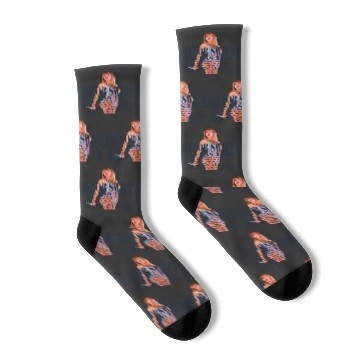 Discover Eras tour Australia Fitted Scoop Socks
