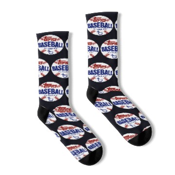 Discover Topps Baseball Vintage Style The Real One Socks