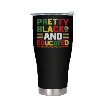 Discover Pretty Black And Educated Juneteenth Stainless Steel Tumblers