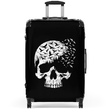 Discover Vintage Skull Graphic Halloween Gothic Emo Suitcases