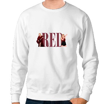 Discover Taylora Swift Red eras tour art Sweatshirts