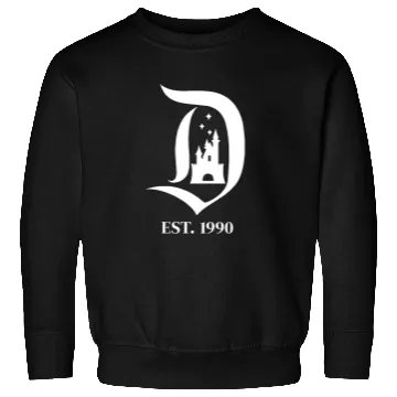 Discover Disneyland D Logo Magic Castle Sweatshirts