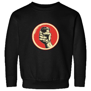 Discover Resist Fist Coffee Cup Coffee Worker Union 1 Sweatshirts