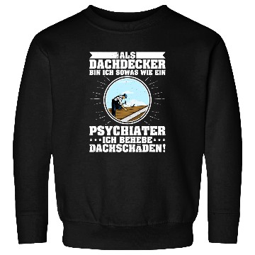 Discover Roofer handyman carpenter construction worker building 15 Sweatshirts
