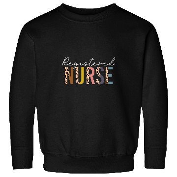Discover Womens Leopard Registered nurses RN nurses Day nurses Week Sweatshirts