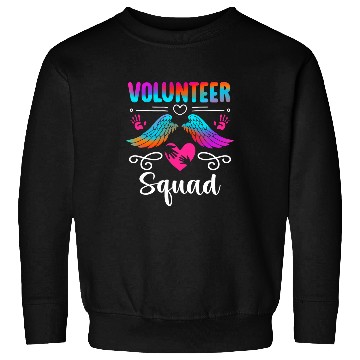 Discover Volunteer Squad Voluntary Worker Crew Volunteering Team Sweatshirts