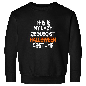 Discover This Is My Lazy Zoologist Halloween Costume Sweatshirts
