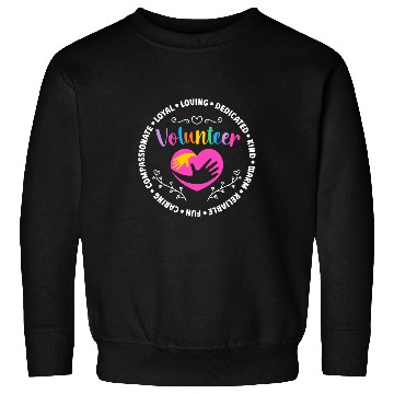 Discover Volunteer Appreciation Circle Voluntary Worker Volunteering Sweatshirts