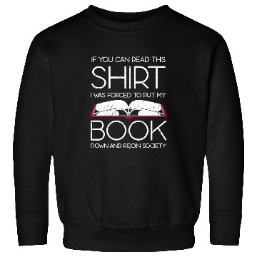 Discover Funny Bibliophile Book Nerd If You Can Read This Reading Sweatshirts
