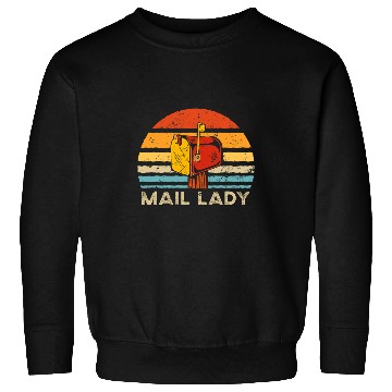 Discover Retro Mail Lady Postal Worker Sweatshirts