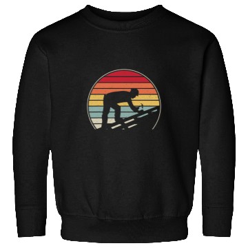 Discover Roofer handyman carpenter construction worker building 9 Sweatshirts