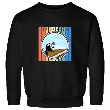 Discover Roofer handyman carpenter construction worker building 22 Sweatshirts