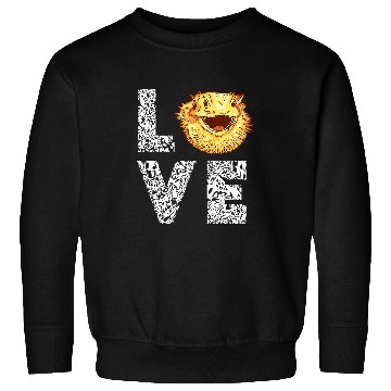 Discover Bearded Dragon Leopard Love Tiny Dinosaur Bearded Dragon Reptile Lover Sweatshirts