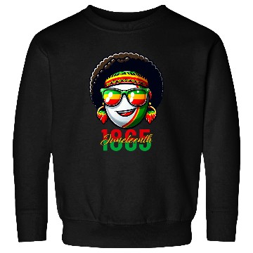 Discover Black Rugby Juneteenth 1865 Kids Mens Womens Juneteenth Sweatshirts