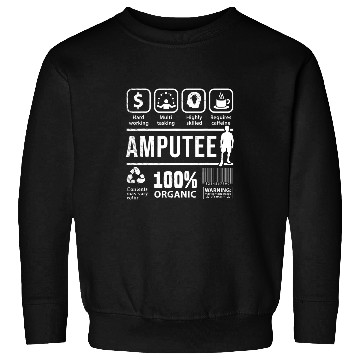 Discover Amputee Funny Multi Tasking graphic theme amputation Sweatshirts