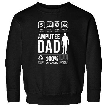 Discover Amputee Funny Multi Tasking DAD graphic theme Sweatshirts