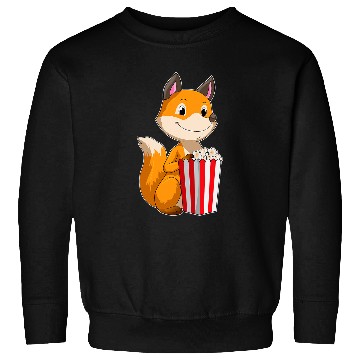 Discover Fox Lover Popcorn Sweatshirts