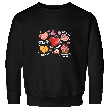 Discover Hearts Candy Speech Language Pathologist SLP Valentines Day Sweatshirts