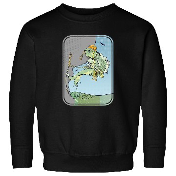 Discover Climbing Climber Fish rock climbing Climb Sweatshirts
