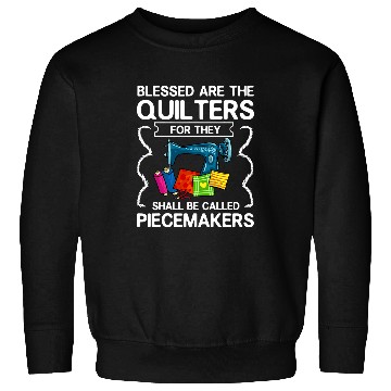 Discover Sewing Machine Patchwork Quilt Quilter Sweatshirts