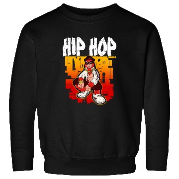 Discover Hip Hop Retro Graffiti Rap Trap Music 1 Sweatshirts