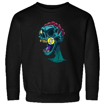 Discover Billiard Halloween Zombie Gift Pool Billiard Player Funny Sweatshirts