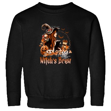 Discover CF Coffee Witchs Brew Halloween Pumpkin Spice Coffee Tee 146 Sweatshirts