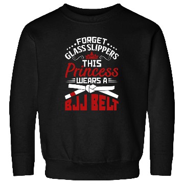 Discover Jiu Jitsu Women Gifts Princess Wears BJJ Belt Sweatshirts
