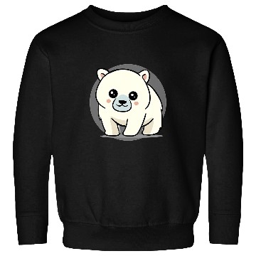 Discover Funny Bear Adorable Chibi Kawaii Baby Polar Bear Lover38 Cute Bears Sweatshirts